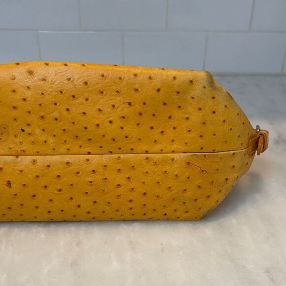 DOONEY & BOURKE Bag Purse Handbag Leather Ostrich Shoulder Bag Hobo Pocketbook - Picture 16 of 16